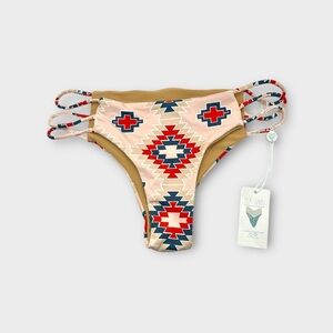 Isla James NWT Geo Aztec Bikini Bottom